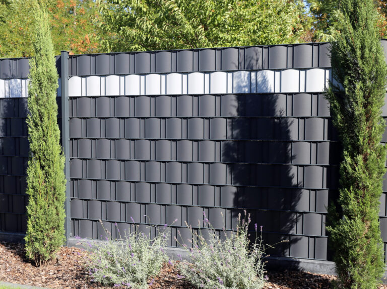 Modern high-quality privacy fence